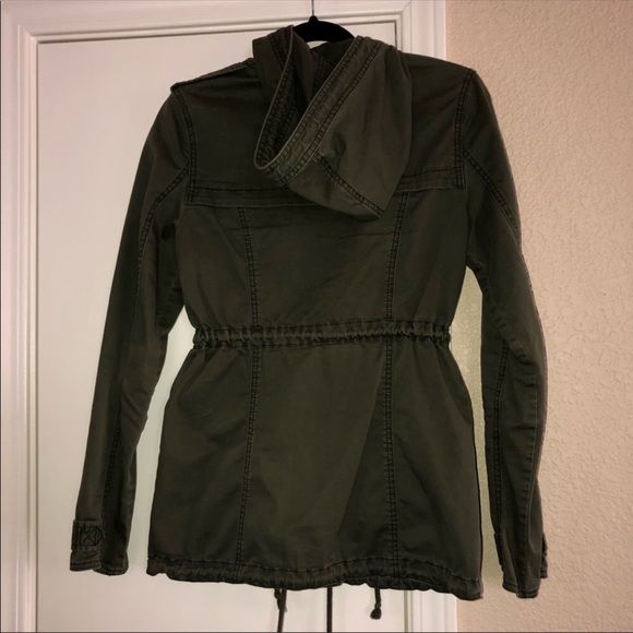 HOLLISTER ARMY GREEN UTILITY JACKET - Picture 3 of 6